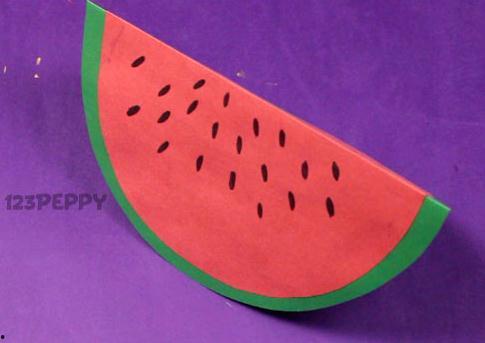 吃瓜手工折纸教程简单,跟随吃瓜教程，制作精美折纸艺术